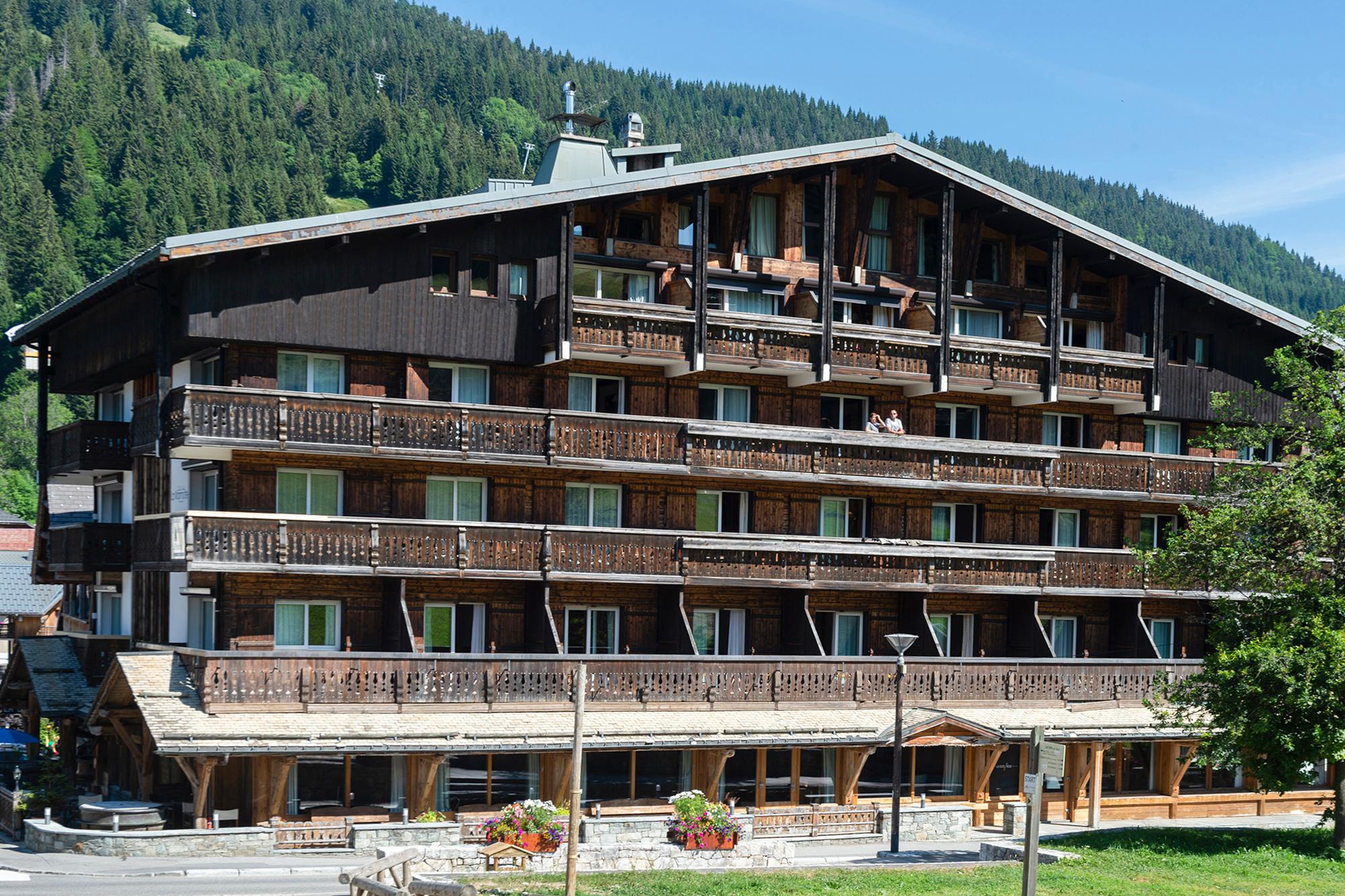 Chalet-Hotel La Marmotte, La Tapiaz & Spa, The Originals Relais Ле-Гет Экстерьер фото