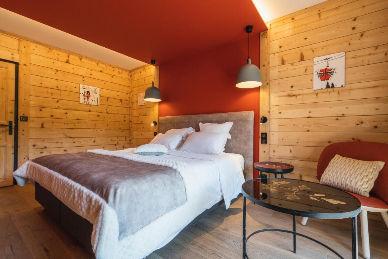 Chalet-Hotel La Marmotte, La Tapiaz & Spa, The Originals Relais Ле-Гет Экстерьер фото