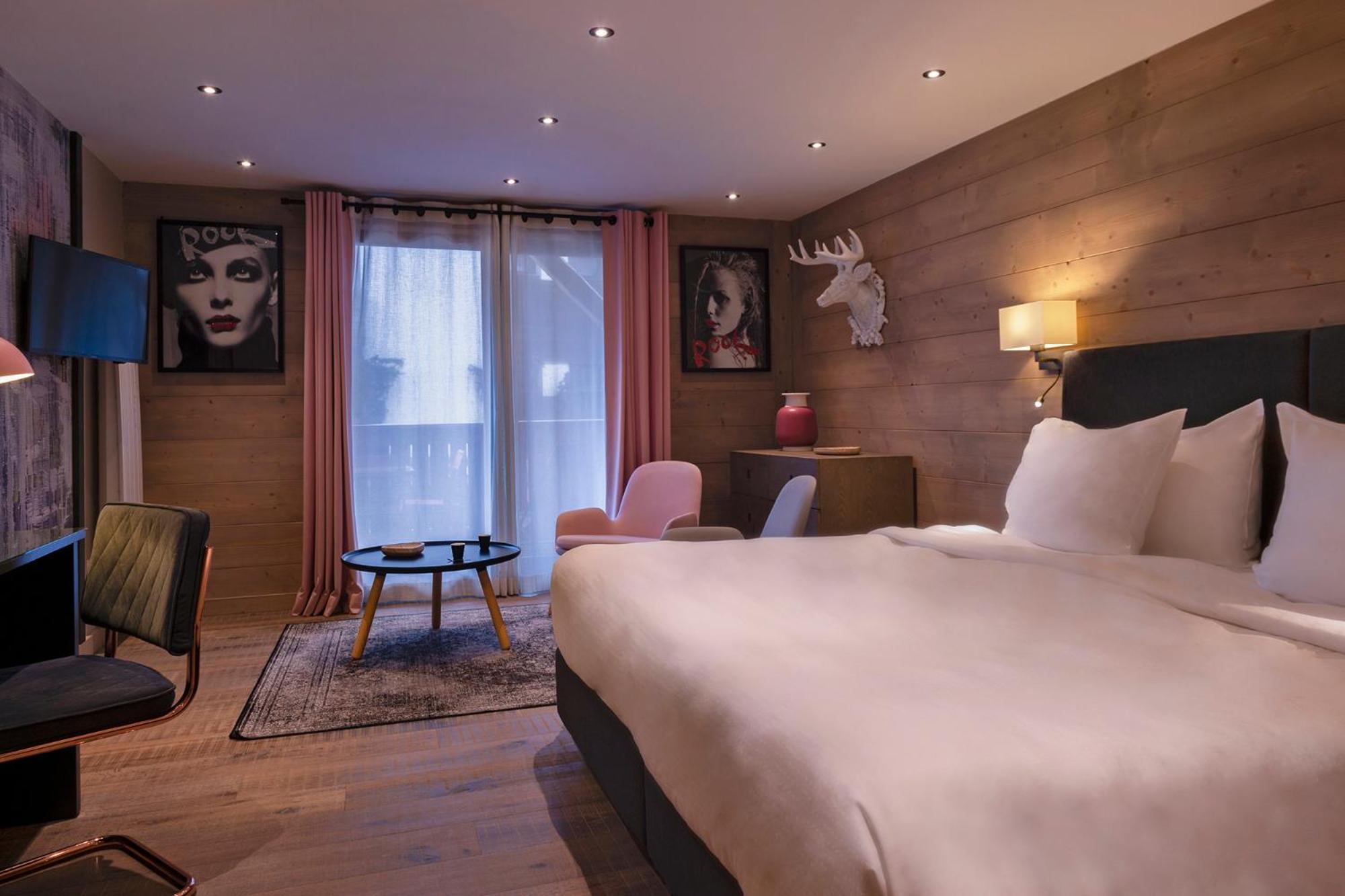 Chalet-Hotel La Marmotte, La Tapiaz & Spa, The Originals Relais Ле-Гет Экстерьер фото