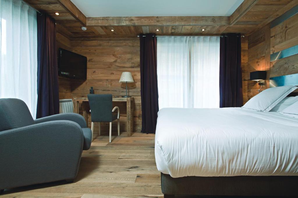 Chalet-Hotel La Marmotte, La Tapiaz & Spa, The Originals Relais Ле-Гет Номер фото